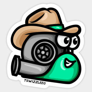 Turbo Snail - Cowboy (Mint) Sticker